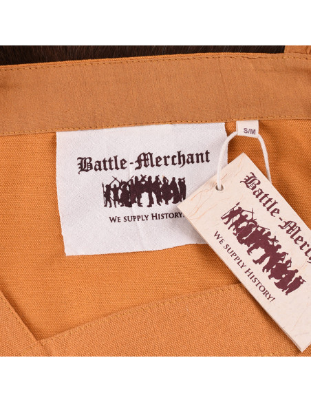 Viking apron Tina in cotton, mustard... Viking apron Tina in cotton, mustard...