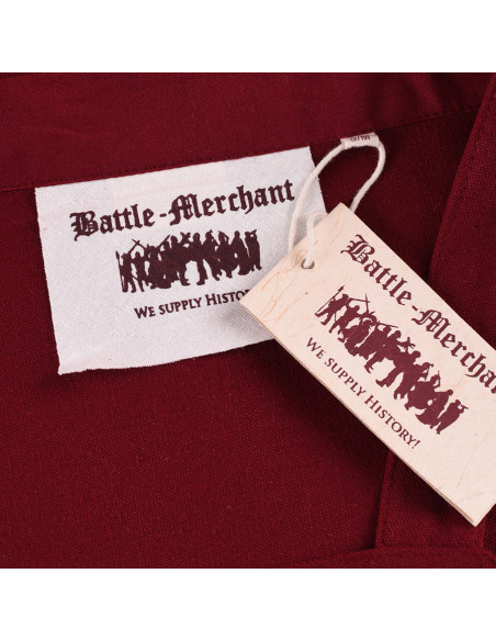 Viking apron Tina in cotton, red wine... Viking apron Tina in cotton, red wine...