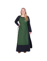 Viking apron Tina in cotton, green color