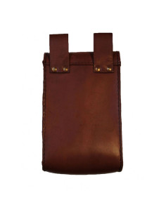 Medieval leather belt bag 2