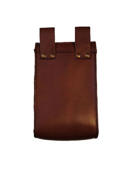 Medieval leather belt bag
