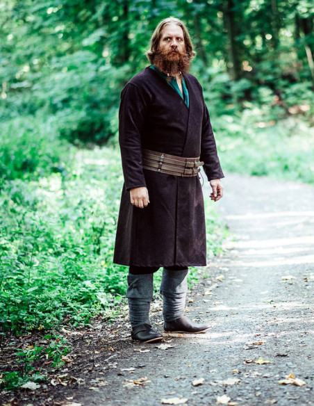 Open Viking tunic in wool, Balder...