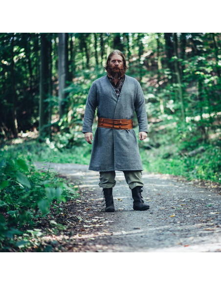 Open Viking tunic in wool Balder...