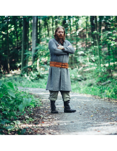 Open Viking tunic in wool Balder...