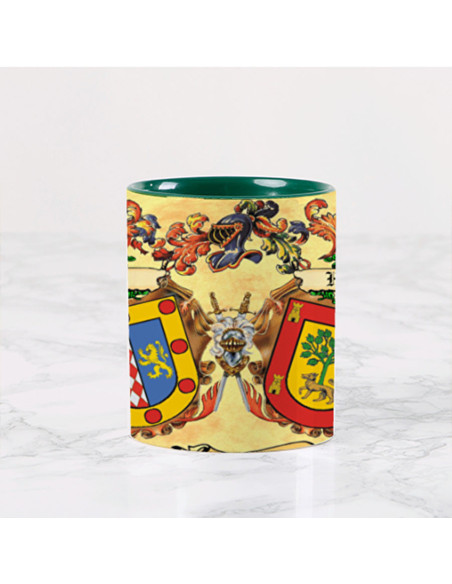 Personalized mug with the Heraldic...
