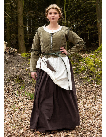 Griselda medieval jacket in suede,... Griselda medieval jacket in suede,...