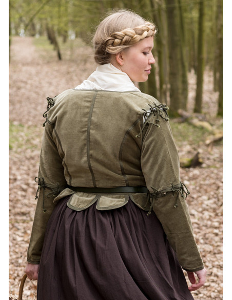 Griselda medieval jacket in suede,... Griselda medieval jacket in suede,...