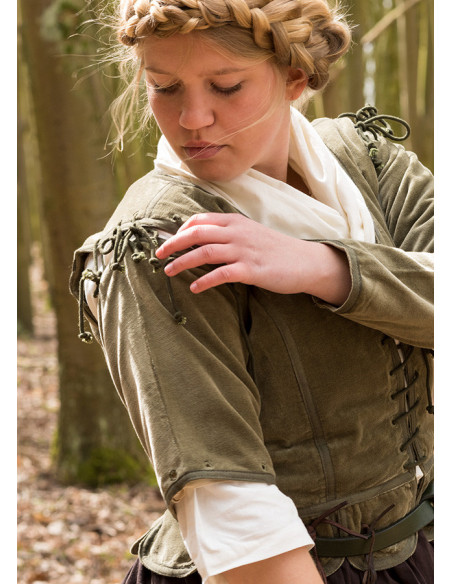 Griselda medieval jacket in suede,... Griselda medieval jacket in suede,...