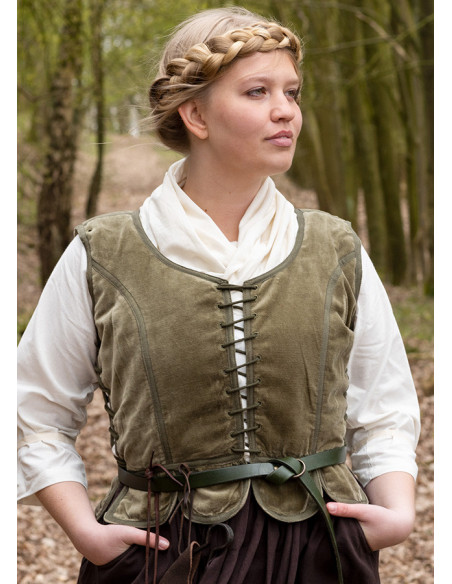 Griselda medieval jacket in suede,... Griselda medieval jacket in suede,...