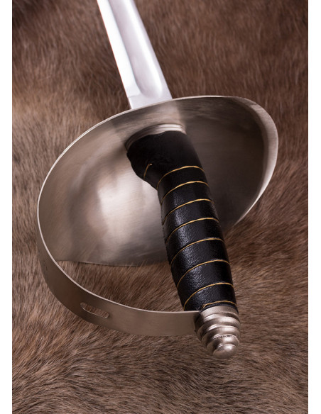 British Cavalry saber with scabbard,...