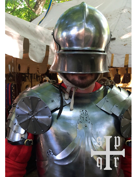 Pair of Gothic Steel Shoulder Pads,...