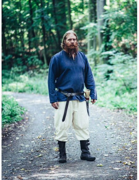 Viking pants natural white laces