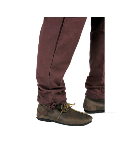 Arvo medieval trousers, brown color