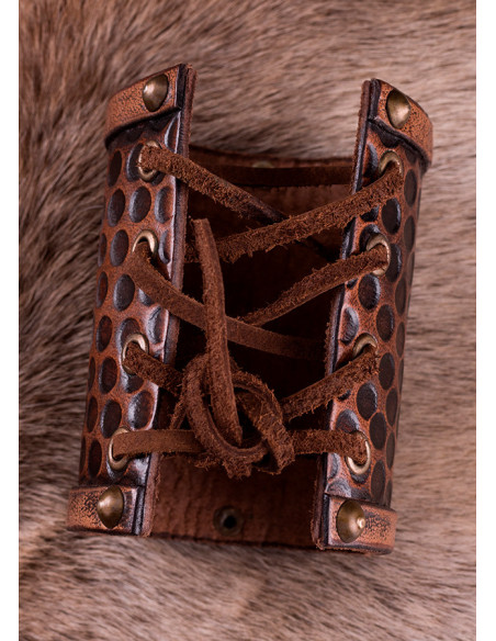 Leather bracelet for warrior, 1 unit,...