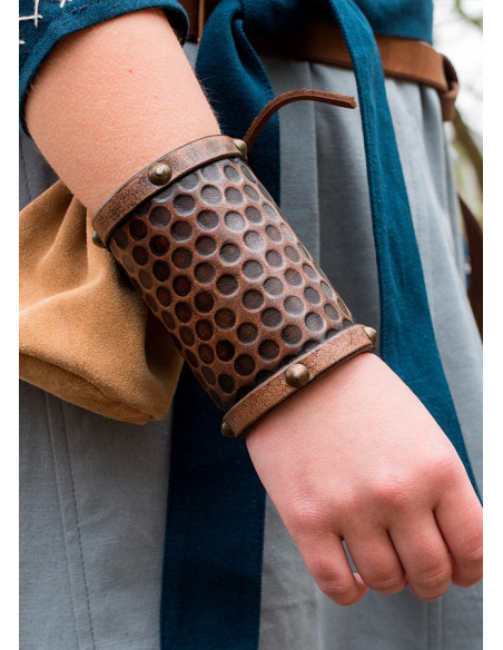 Leather bracelet for warrior, 1 unit,...