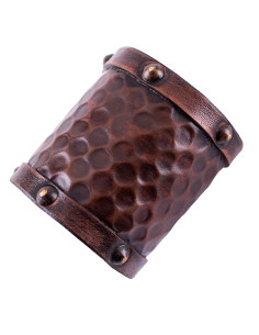 Leather bracelet for warrior, 1 unit, 8x19 cm.