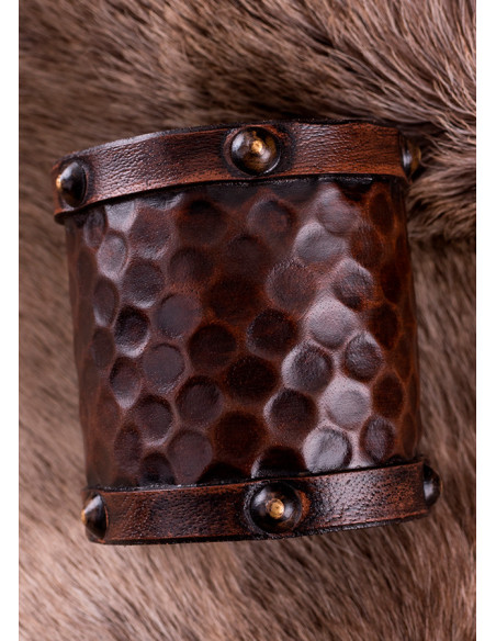 Leather bracelet for warrior, 1 unit,...