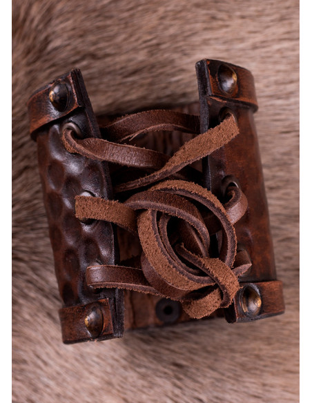 Leather bracelet for warrior, 1 unit,...