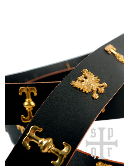 Saint George medieval belt in brown...