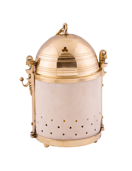 Roman lantern-lantern in brass and...