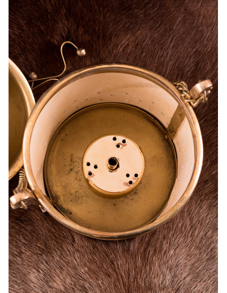 Roman lantern-lantern in brass and...