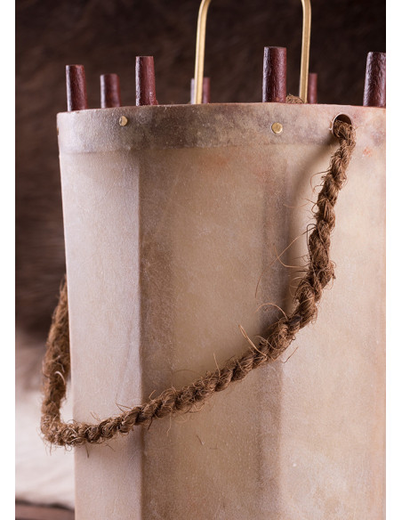 Medieval lantern-lantern in wood and...