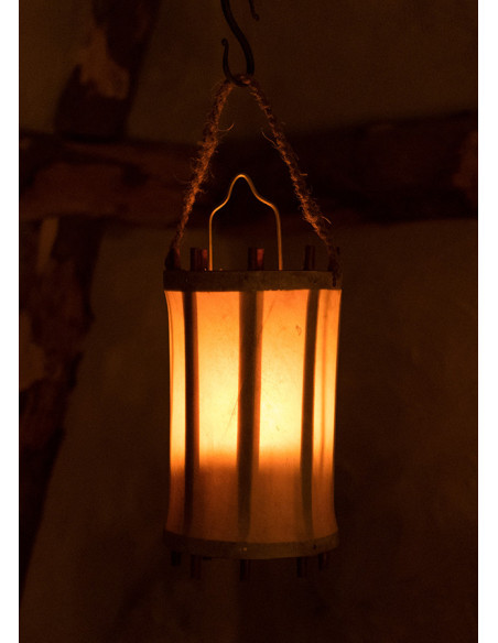 Medieval lantern-lantern in wood and...