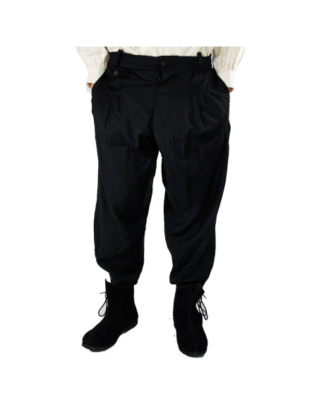Eckart model wide capri pants, black...