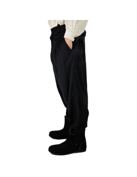Eckart model wide capri pants, black...