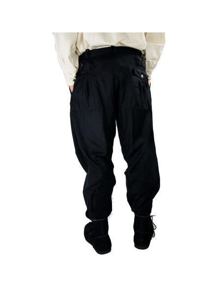 Eckart model wide capri pants, black...