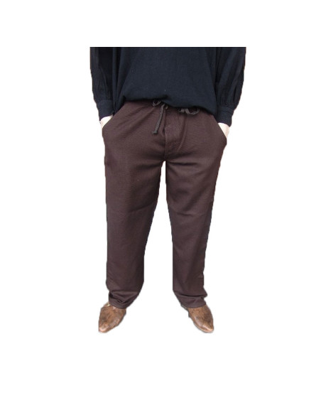Dirk medieval pants, brown color
