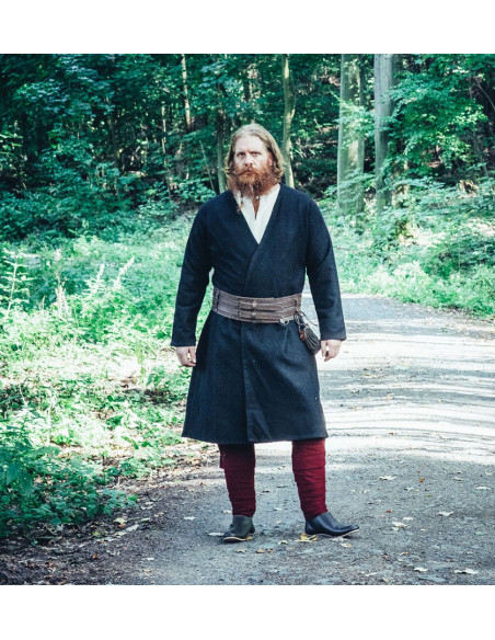 Open Viking tunic in wool Balder...