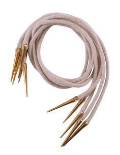 Game 5 braided cords with brass tips