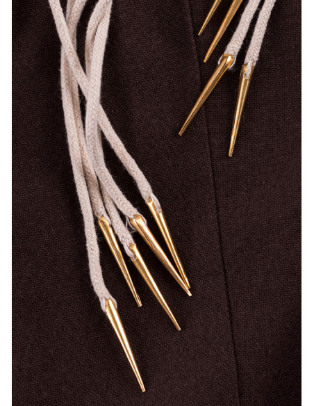 Game 5 braided cords with brass tips