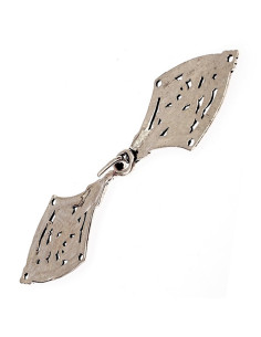 Viking cloak closure brooch Borre brass finish 2