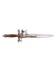 French dagger-pistol, 18th century