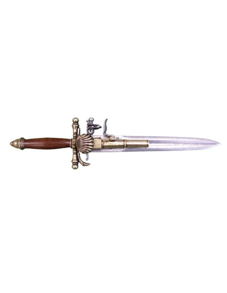 French dagger-pistol, 18th century