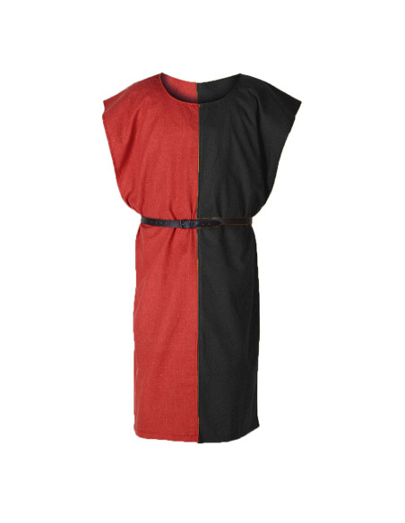 Medieval Surcoat Ignaz, Red-Black