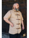 Medieval Warrior Short Sleeve Gambeson, Desert Beige
