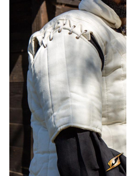 Medieval short-sleeved gambeson of...