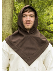 Gugel or Viking Hood Skjoldehamn brown