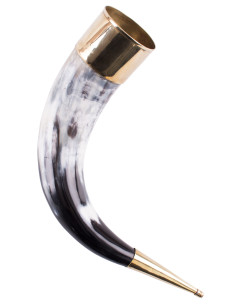 Decorative Viking horn with support, 250-350 ml. 2