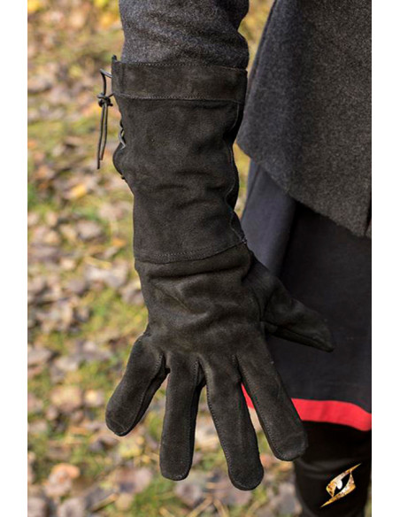 black medieval gloves black medieval gloves