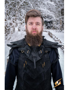 Suede shoulder pads from the Shadow Fantasy kit, Epic Armory