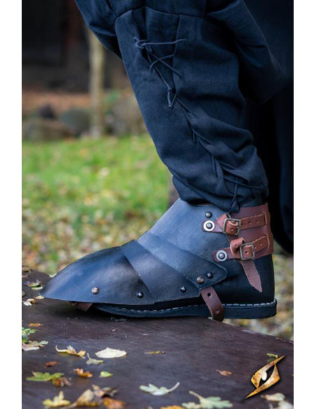 Black Medieval Escarpes Epic Armoury:...