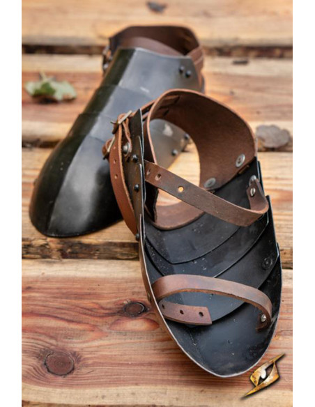 Black Medieval Escarpes Epic Armoury:...