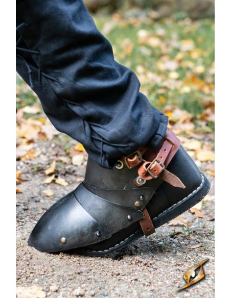 Black Medieval Escarpes Epic Armoury:...