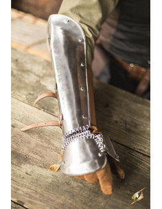 Medieval bracelets Bazuband polished finish, Epic Armory