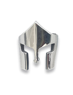 Spartan Warrior Ring in Steel