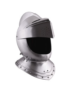 Closed English medieval helmet from the 16th century, 1.6... 2